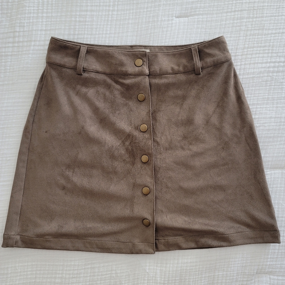 Marine Layer Brown Mini Skirt